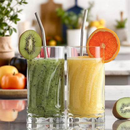 12 Piece Wave Glass Tumbler Set