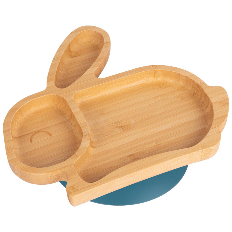 Bamboo Rabbit Baby Feeding Plate with Suction Cup - By Tiny Dining