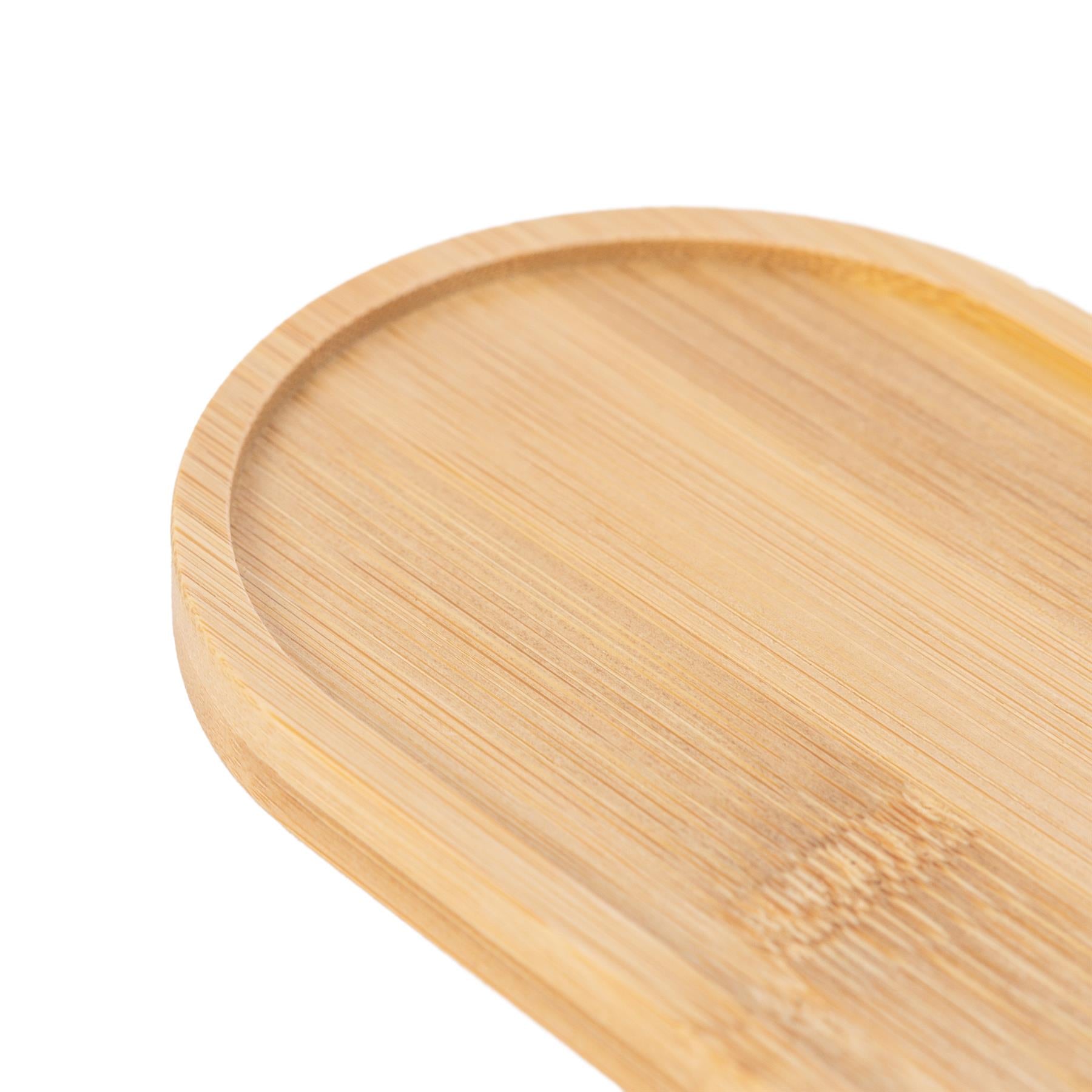 Bamboo Soap Dispenser Tray - 17.5cm