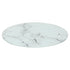 Round Glass Chopping Board - 30cm - Marble - By Harbour Housewares