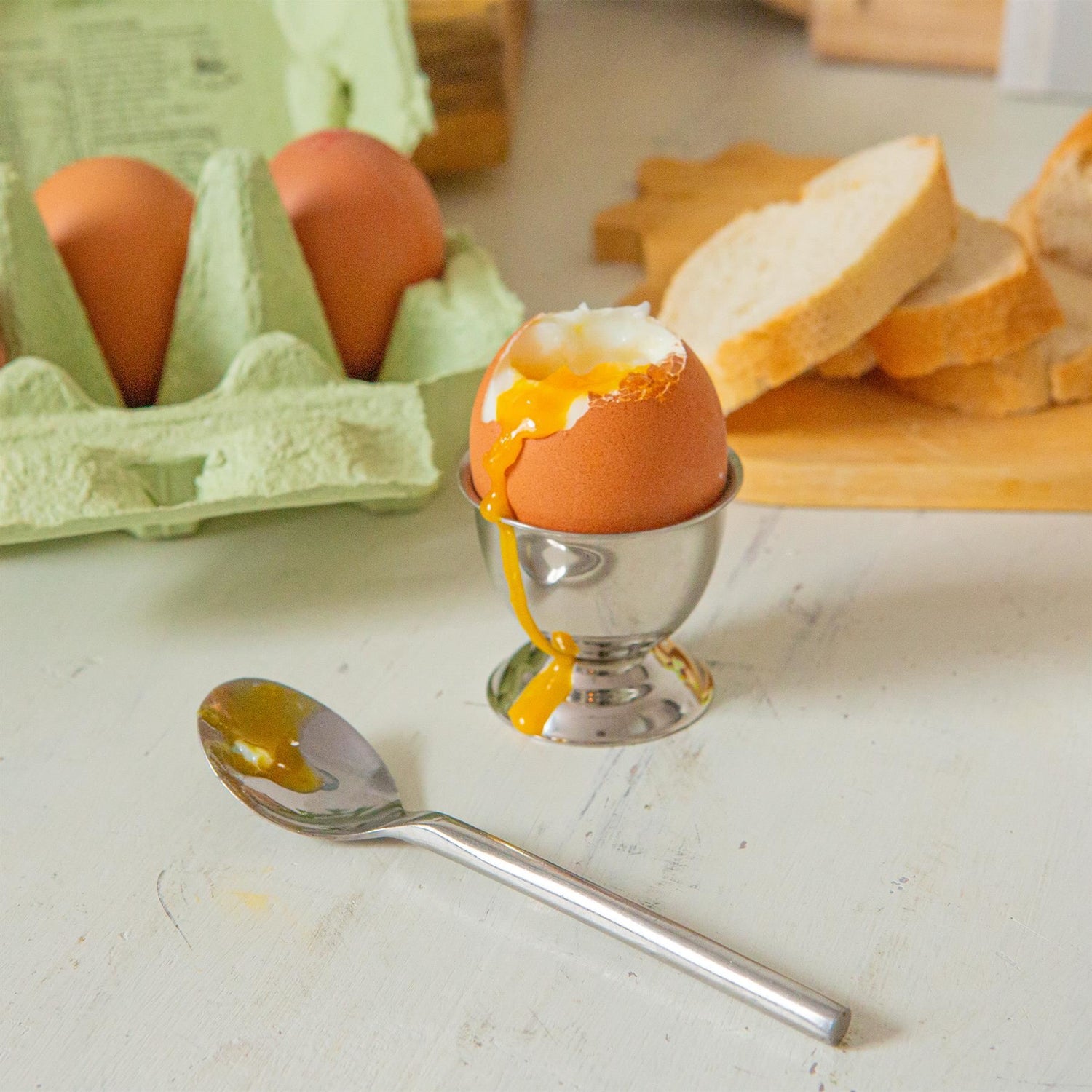 5cm Stainless Steel Egg Cups - Pack of 6