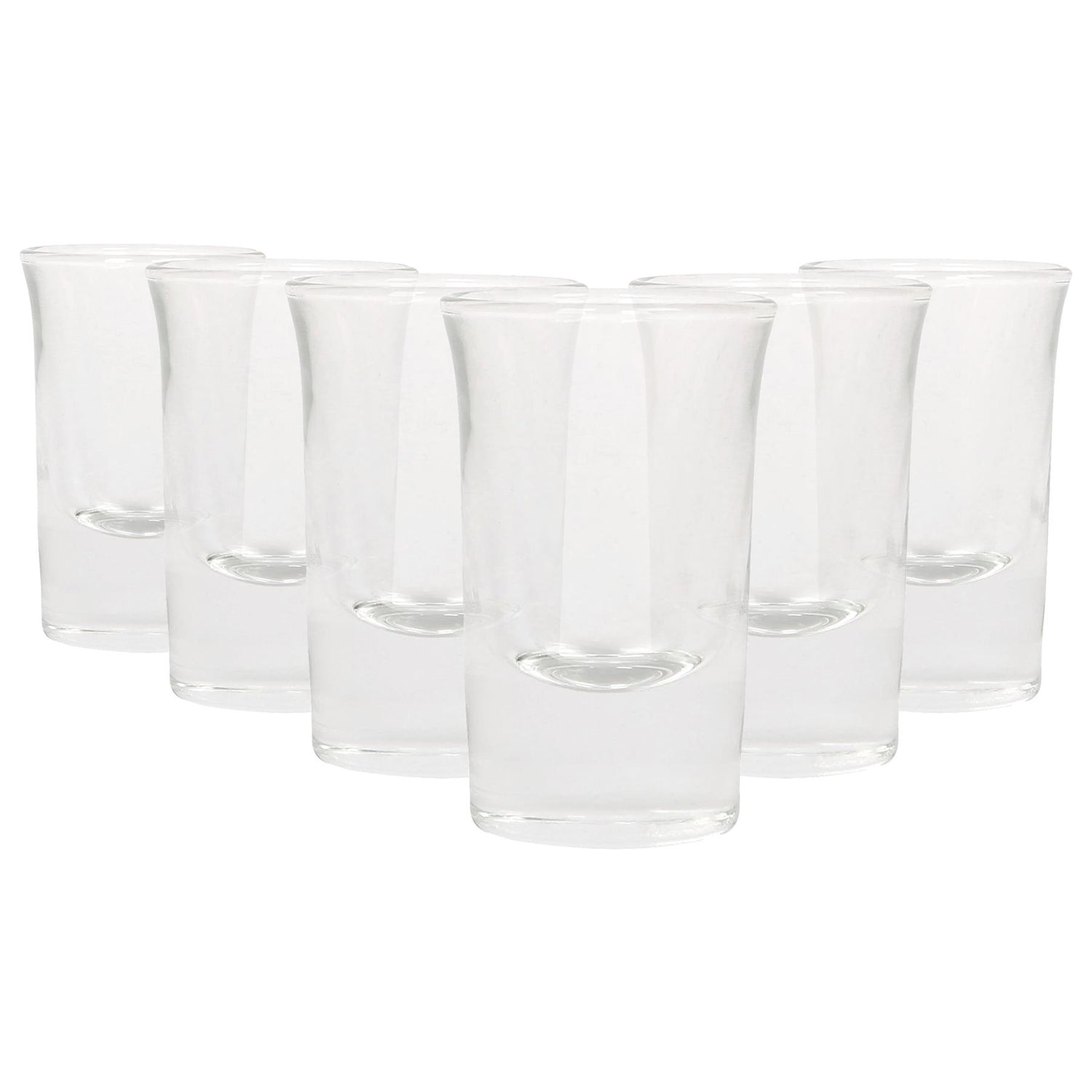 25ml Tall Shot Glasses - Pack of 6 - By Rink Drink