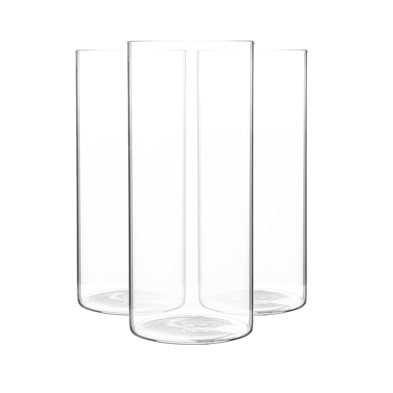 1.5L Scandi Glass Storage Jars - Pack of 3 - By Argon Tableware