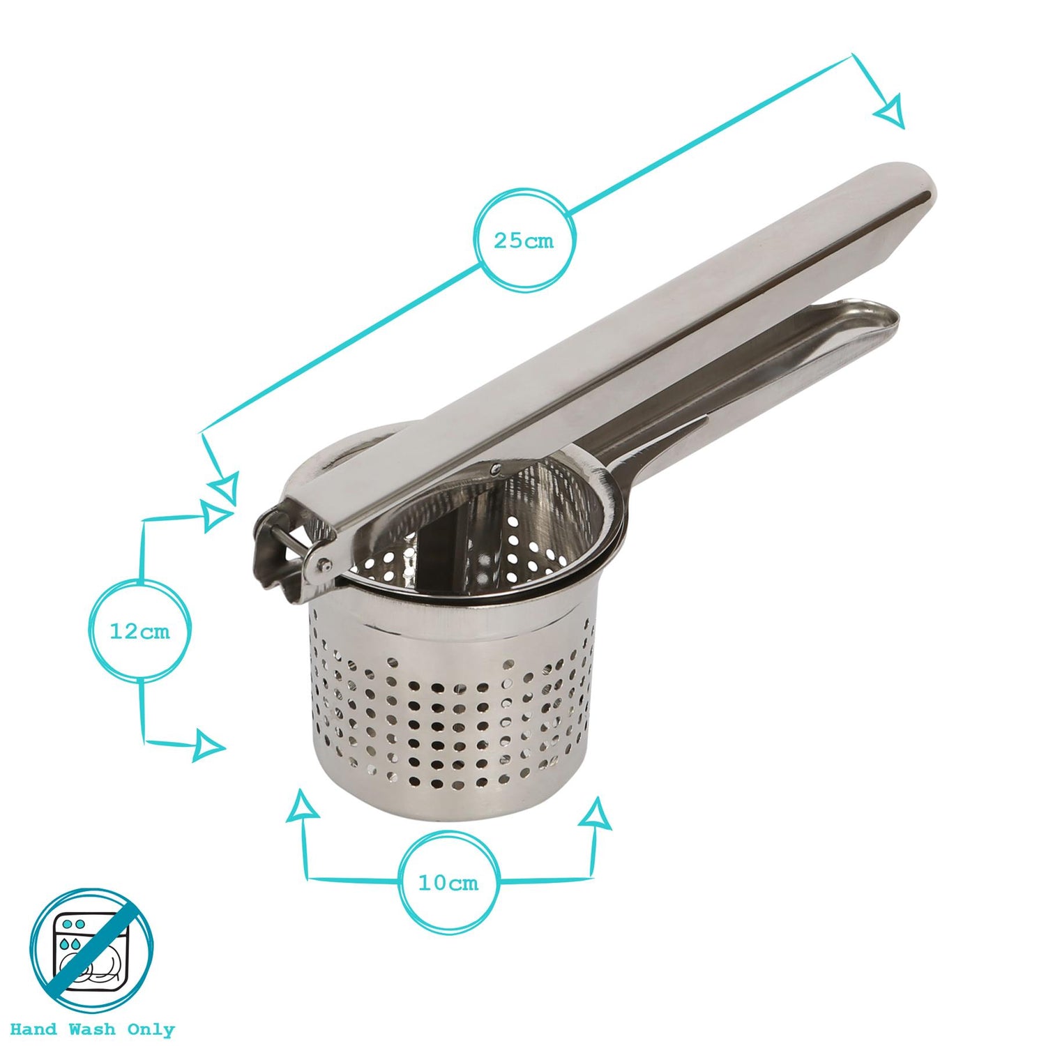 Stainless Steel Potato Ricer - 25cm