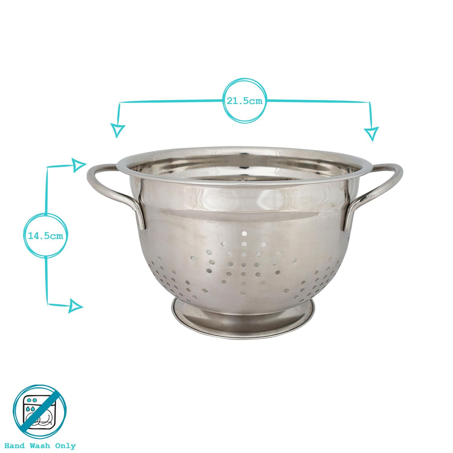 21.5cm Stainless Steel Colander