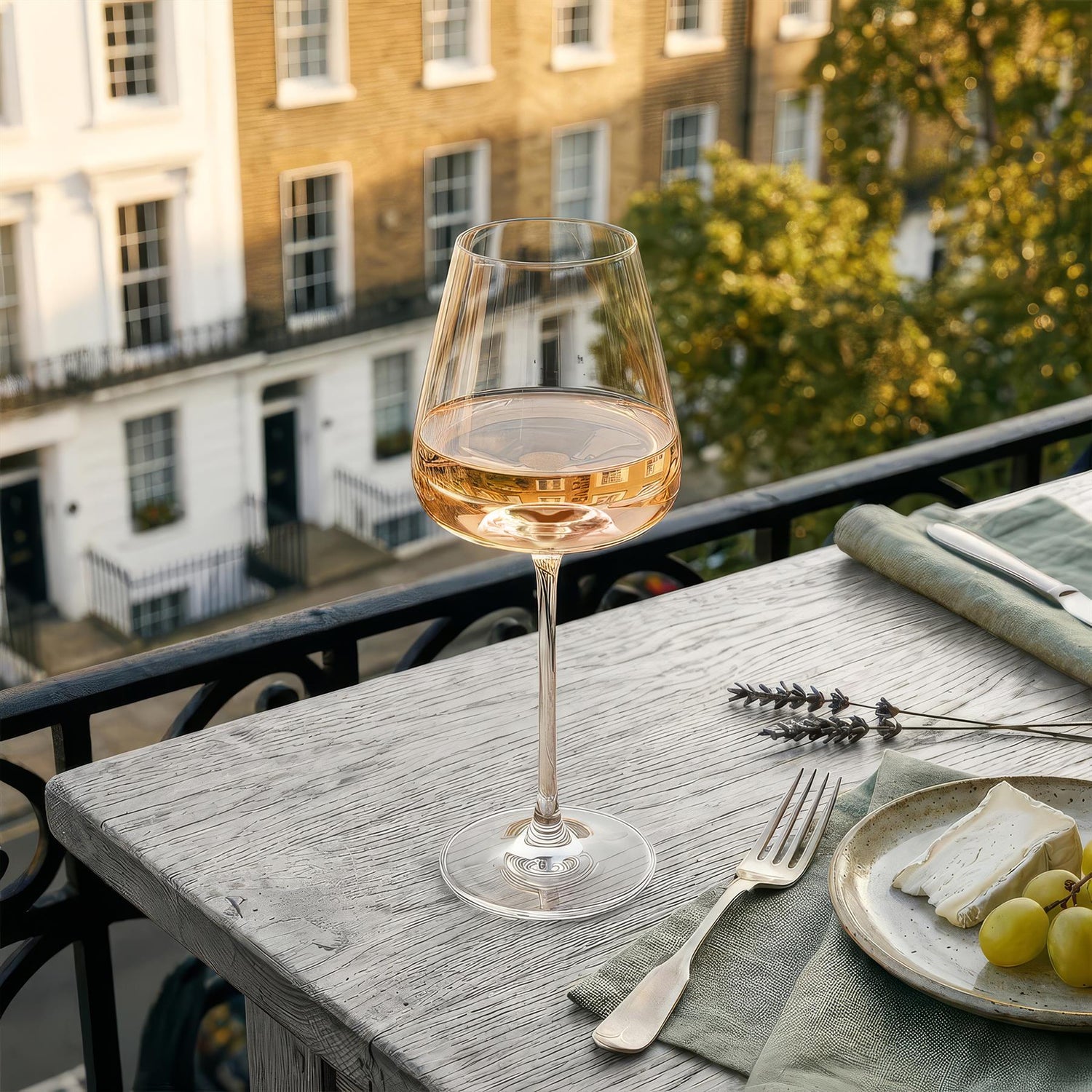 600ml Dulwich Crystal Rosé Wine Glasses - Pack of Six