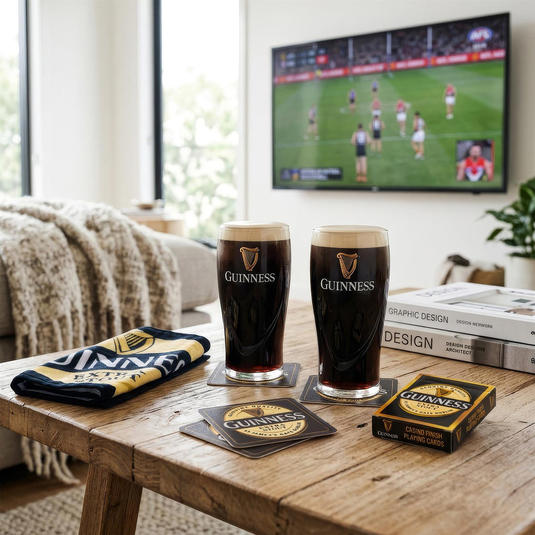 Guinness 8 Piece Home Bar Set