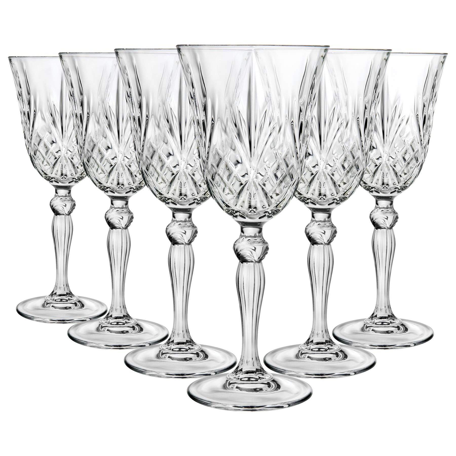 270ml Melodia Red Wine Glasses - Pack of 6 - By RCR Crystal