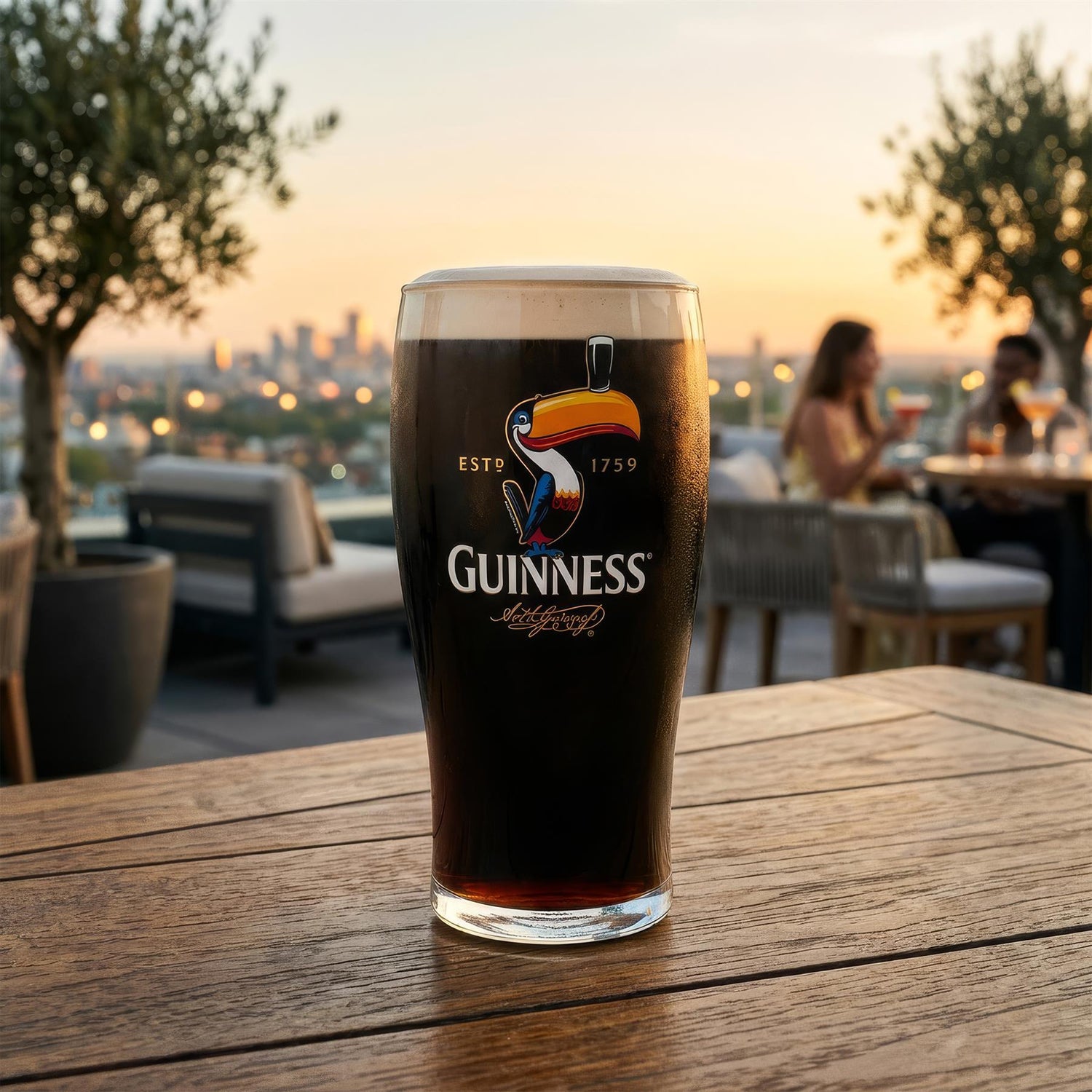 Guinness 2 Piece Toucan Pint Glass Set