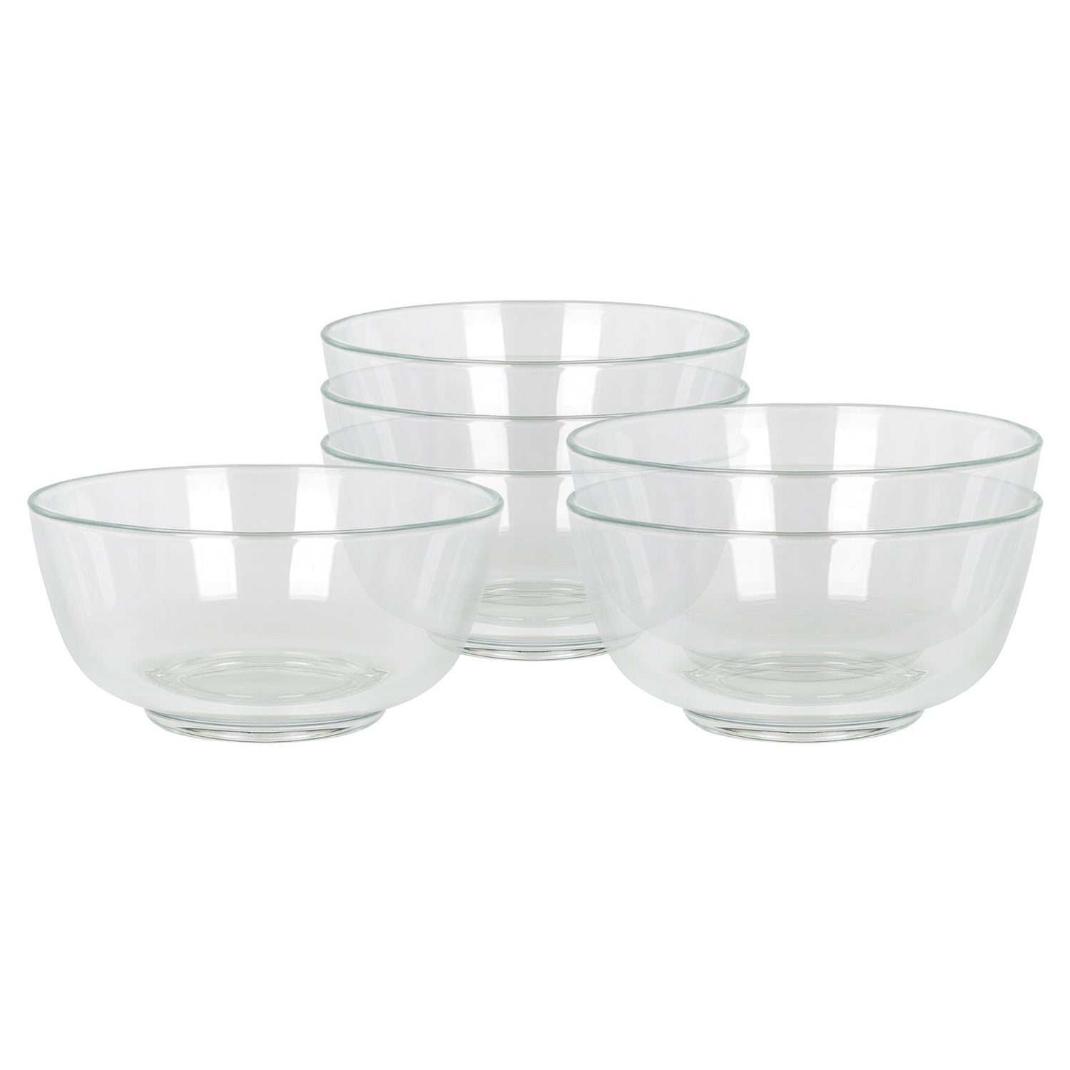 Glass Snack Bowls - 11cm - Pack of 6