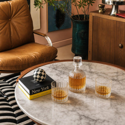 360ml Timeless Crystal Double Whisky Glasses - Pack of 6