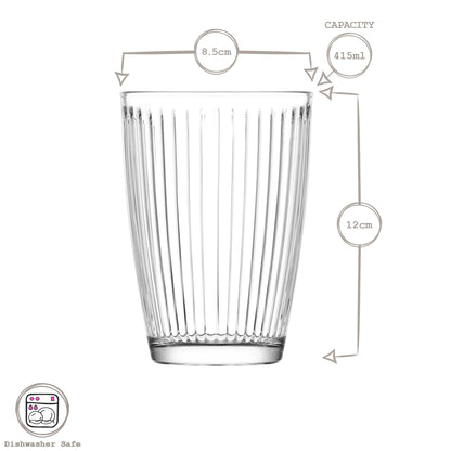 415ml Hestia Highball Glasses - Pack of 6