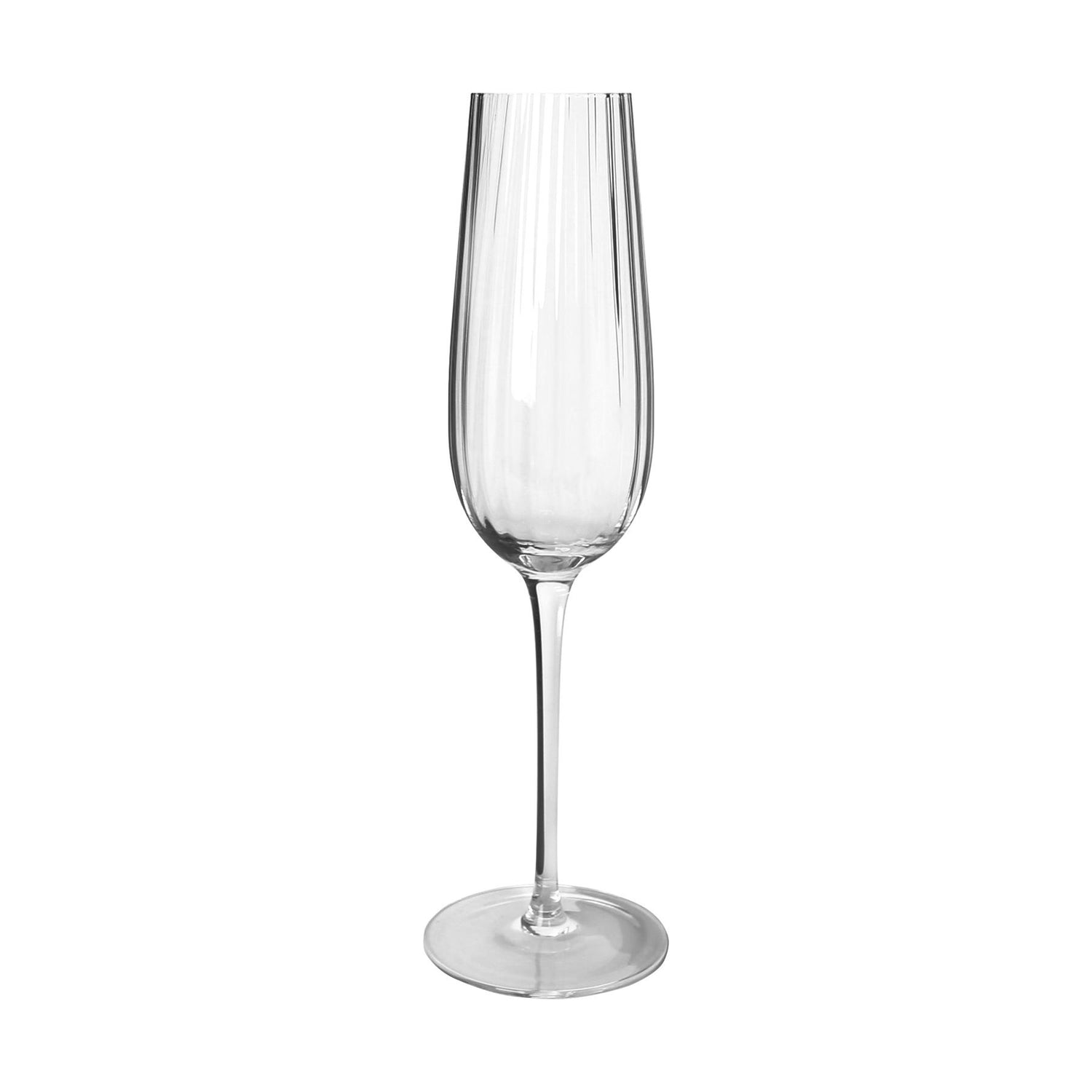 240ml Kensington Optic Crystal Champagne Flutes - Pack of 6