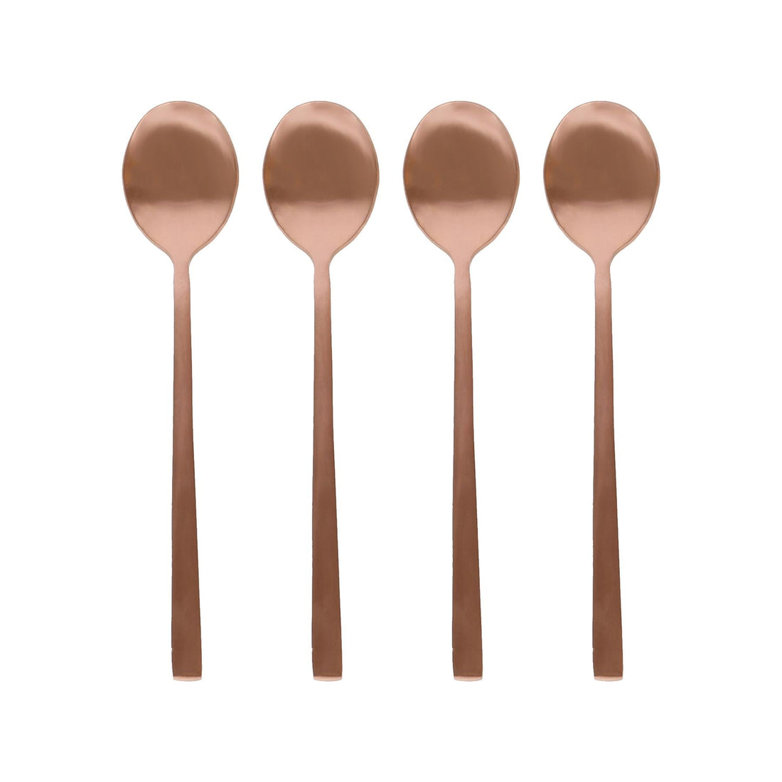Copper 14.5cm Stainless Steel Teaspoons - Pack of 4
