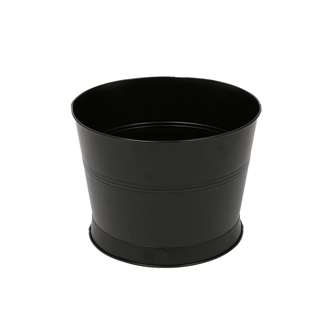 Black 26.5cm Handmade Galvanised Iron Ice Bucket