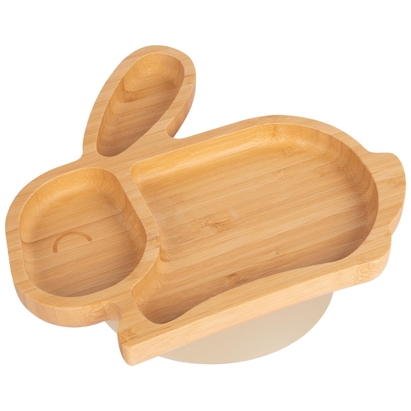 Bamboo Rabbit Baby Feeding Plate with Suction Cup - By Tiny Dining
