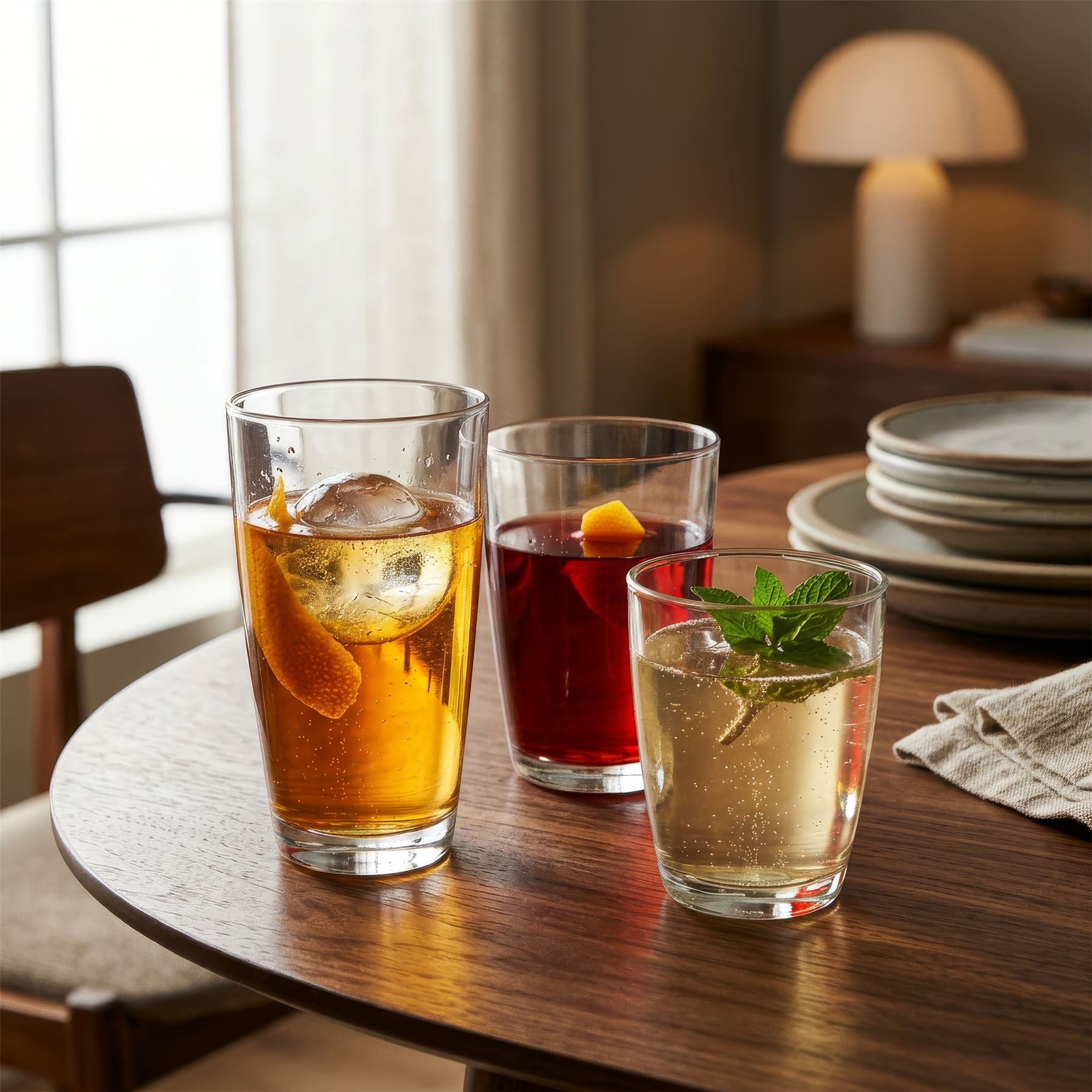 400ml Conical Highball Glasses - Pack of 6