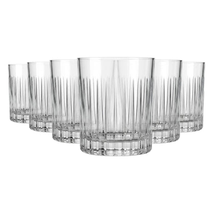 360ml Timeless Crystal Double Whisky Glasses - Pack of 6