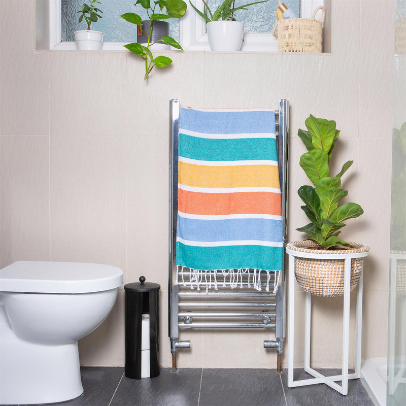 Turkish Cotton Bath Towel - 160cm x 90cm - By Nicola Spring