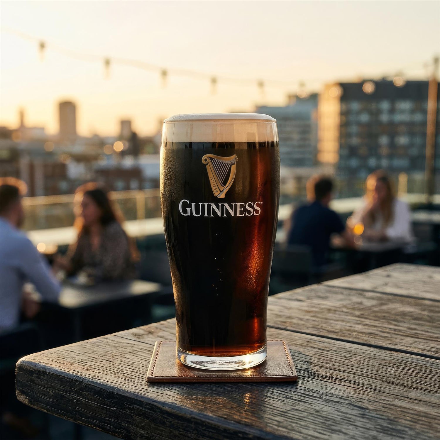 Guinness Tulip Pint Glass