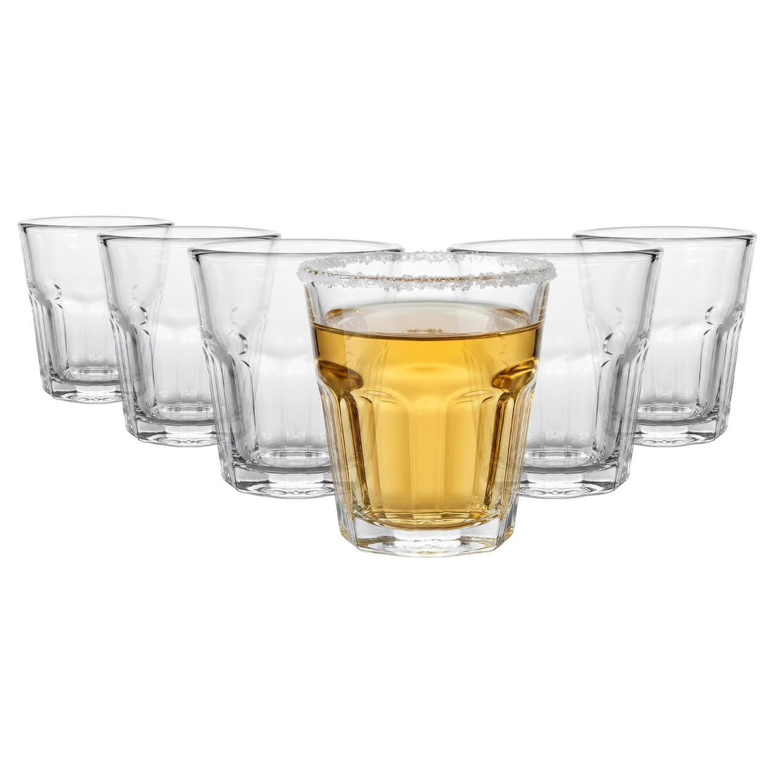 55ml Panelled Shot Glasses - Pack of 6