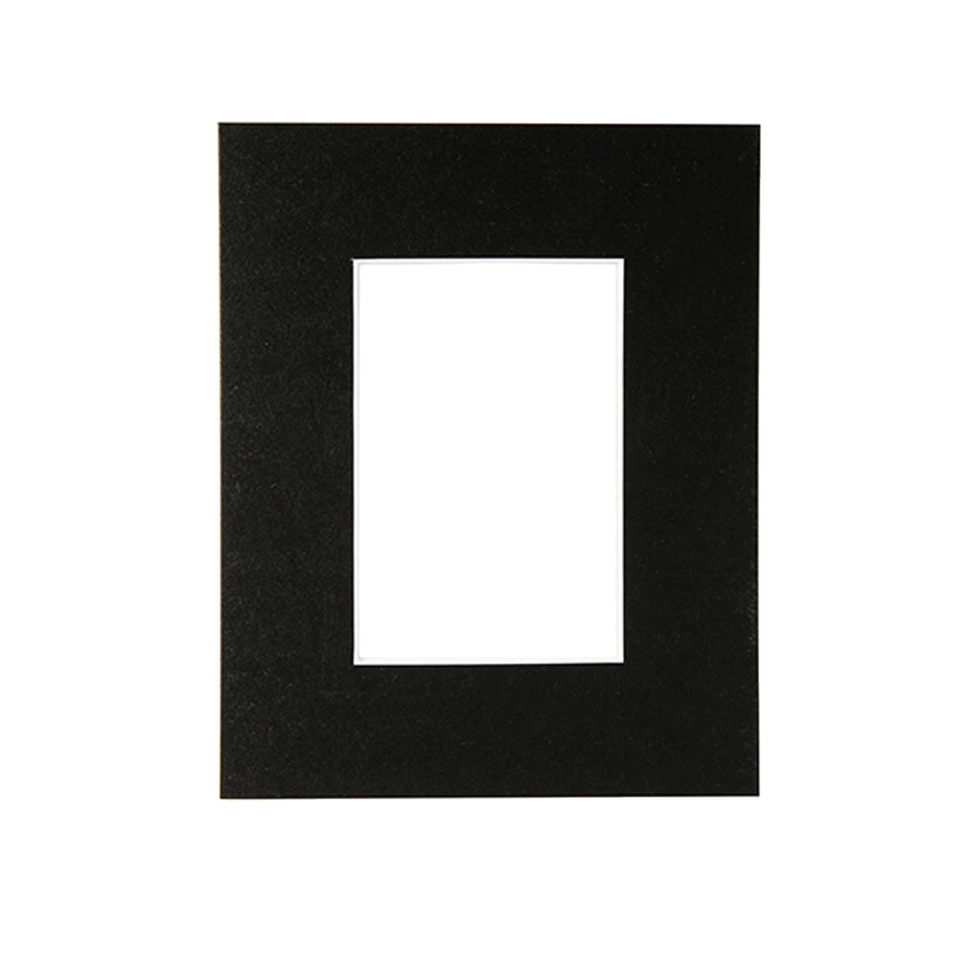 Black A5 (6" x 8") Picture Mount for A4 Frame
