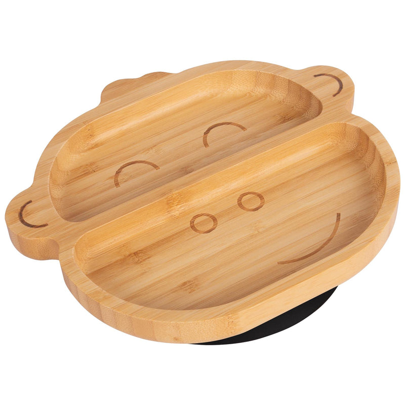 Bamboo Monkey Baby Feeding Plate with Suction Cup - By Tiny Dining