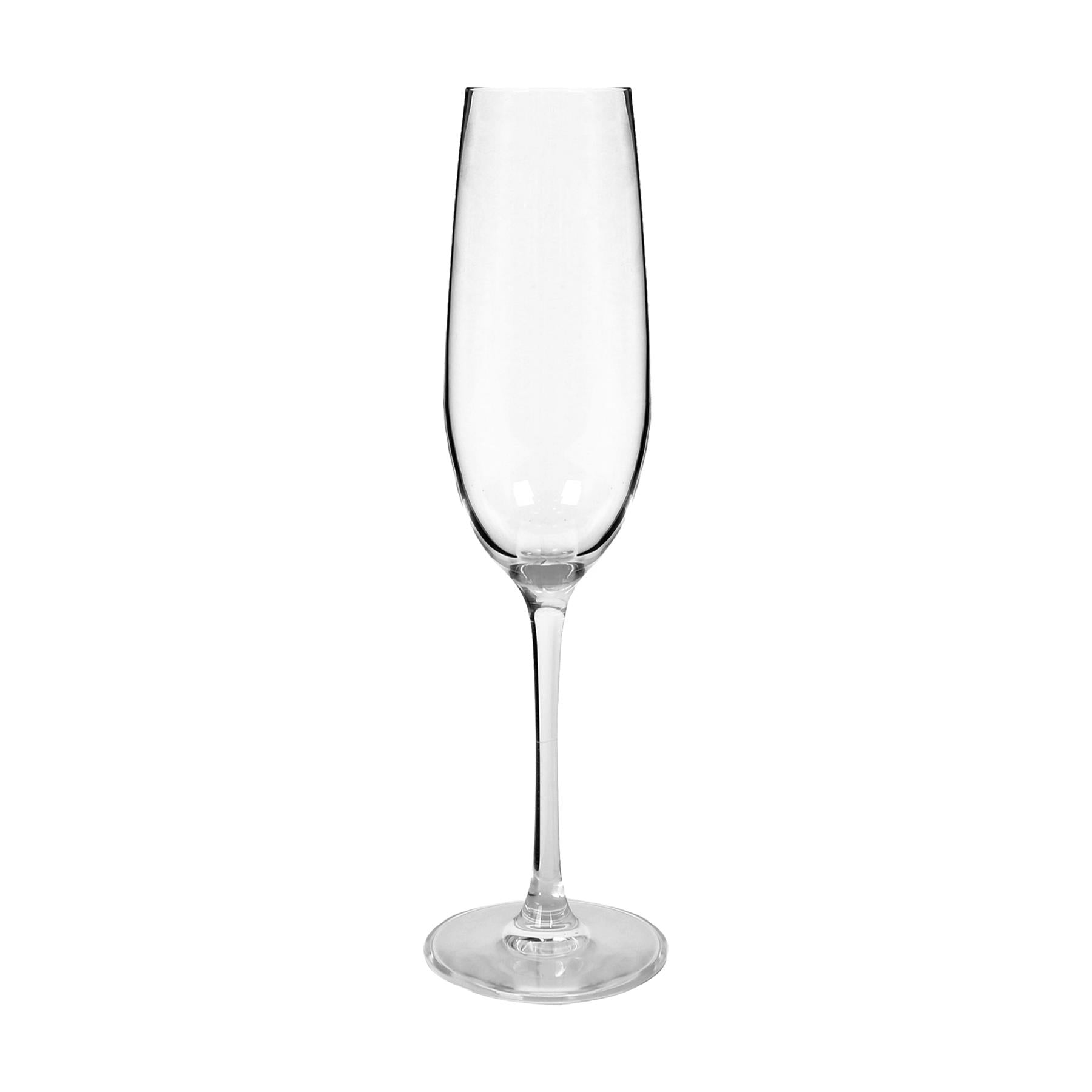 210ml Mayfair Crystal Champagne Flutes - Pack of 6