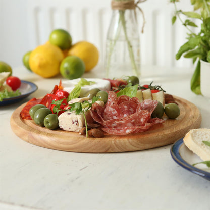 Round Wooden Chopping Board - 30cm