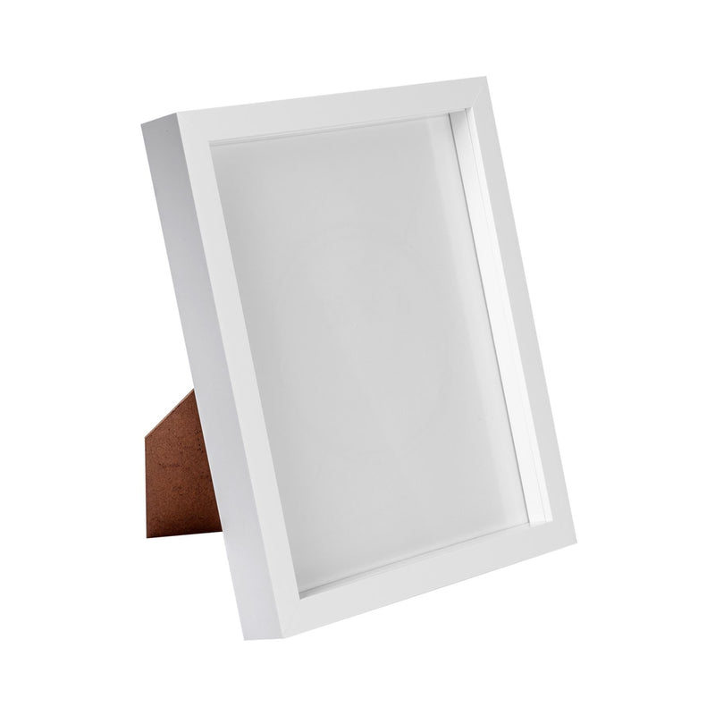 White 8" x 10" Box Frame with White Spacer - By Nicola Spring