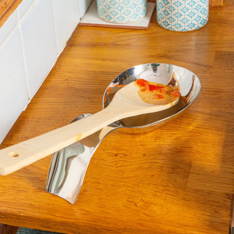 10cm Stainless Steel Spoon Rest - By Argon Tableware