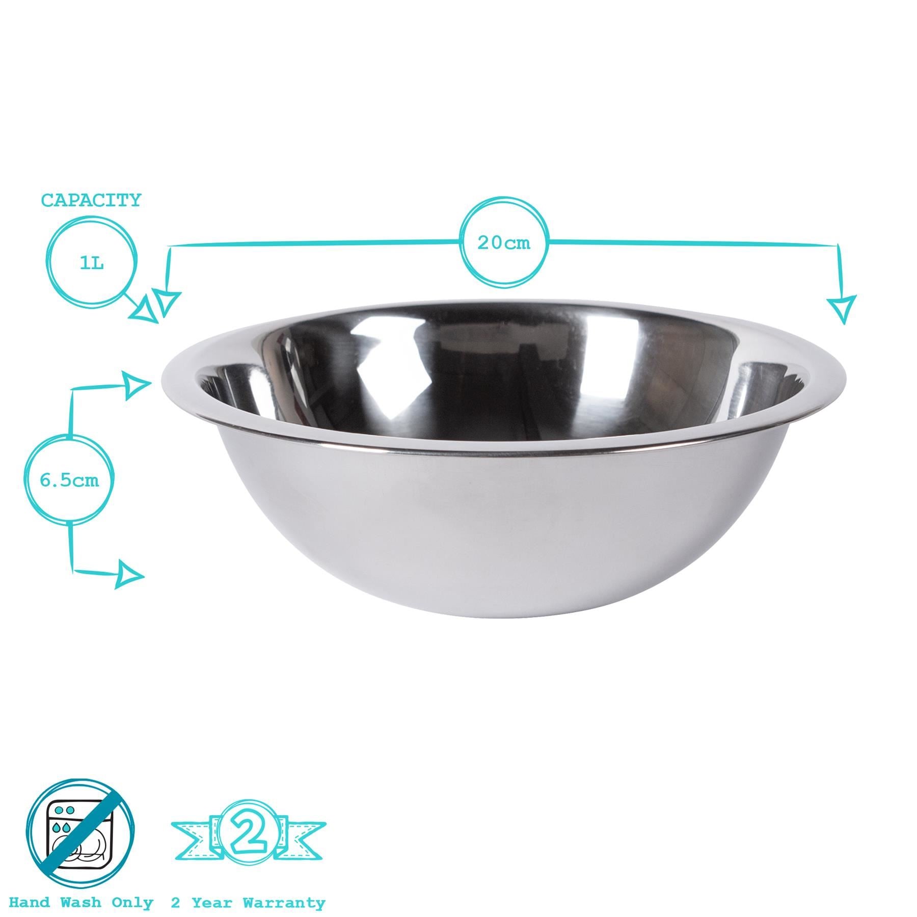 1L Stainless Steel Mixing Bowl