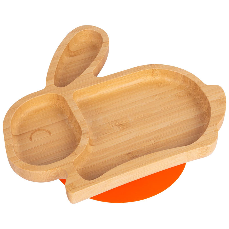 Bamboo Rabbit Baby Feeding Plate with Suction Cup - By Tiny Dining