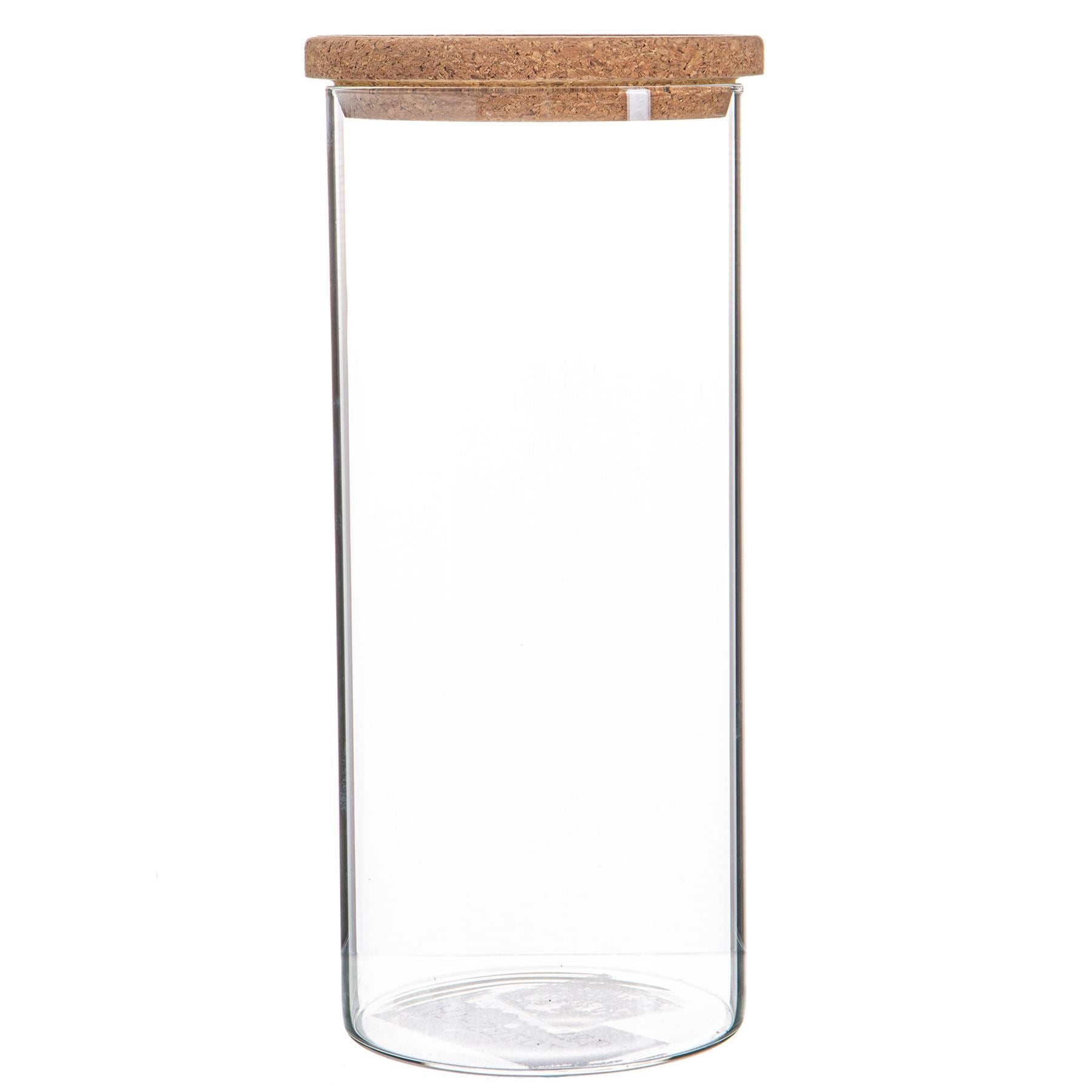 1.5L Cork Lid Storage Jars - Pack of 3