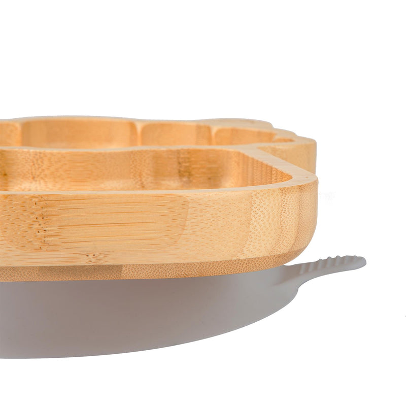 Bamboo Llama Baby Feeding Plate with Suction Cup - By Tiny Dining