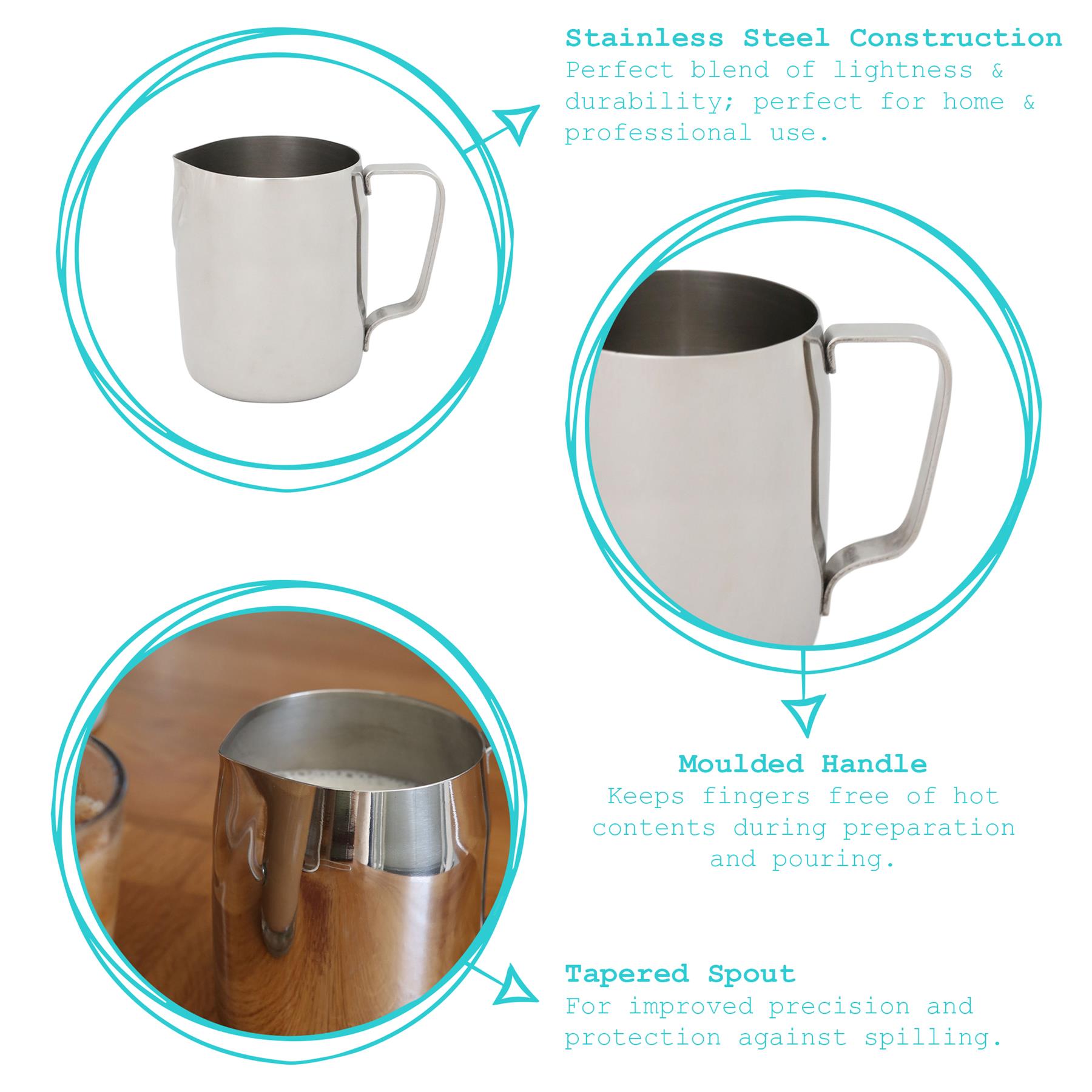 Stainless Steel Milk Jug - 410ml