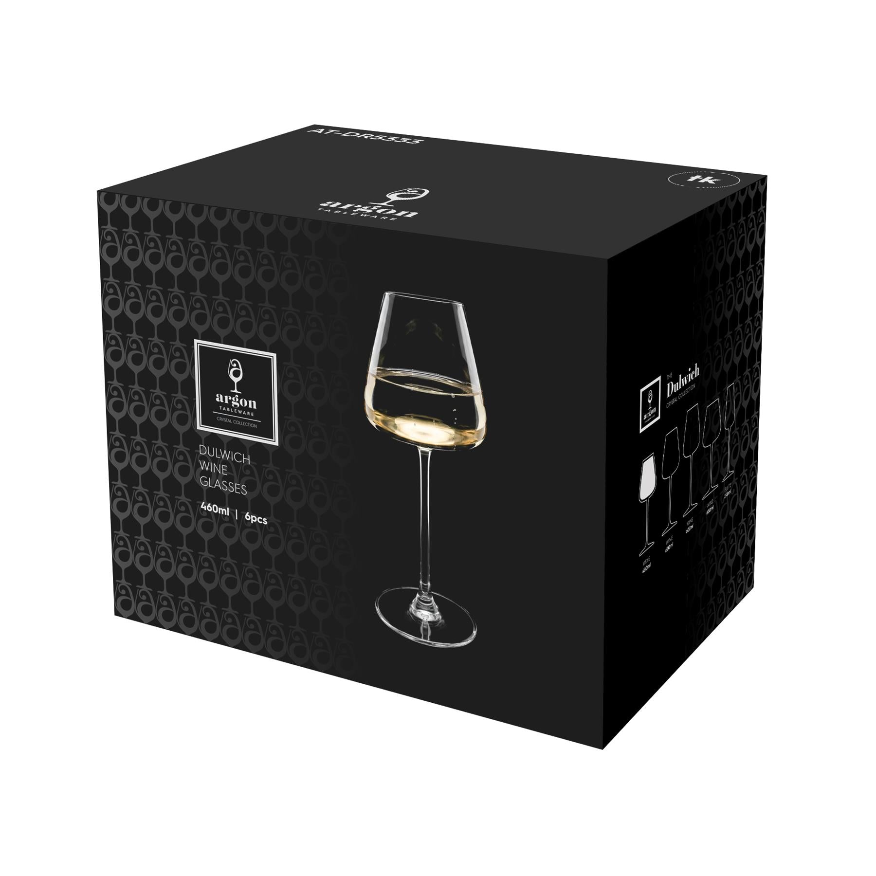 460ml Dulwich Crystal White Wine Glasses - Pack of Six