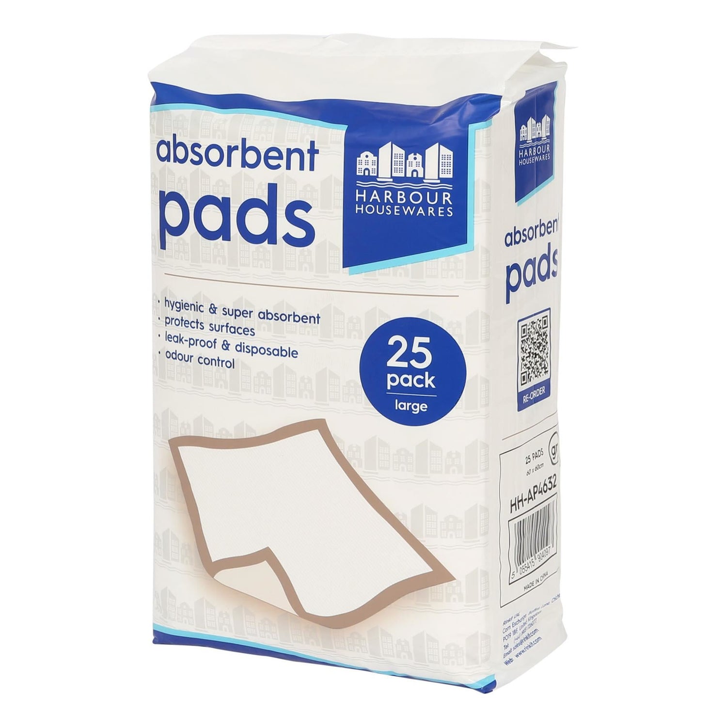 Disposable Incontinence Bed Pads - 60cm x 60cm - Pack of 75