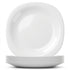 Square Opalware Dinner Plates - 26cm - White - Pack of 6