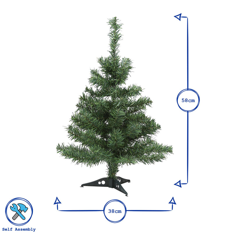 Artificial Christmas Tree - 2ft - By Harbour Housewares