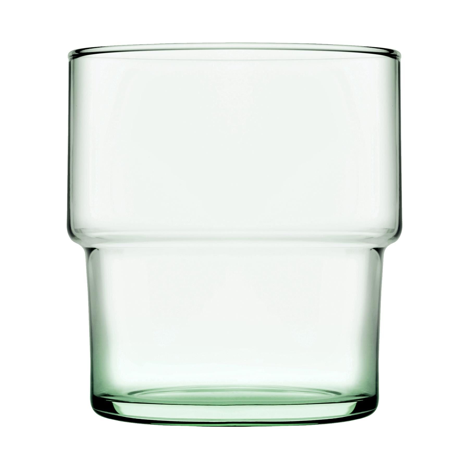 300ml Aware Hill Recycled Glass Stacking Tumblers - Green - Pack of 4