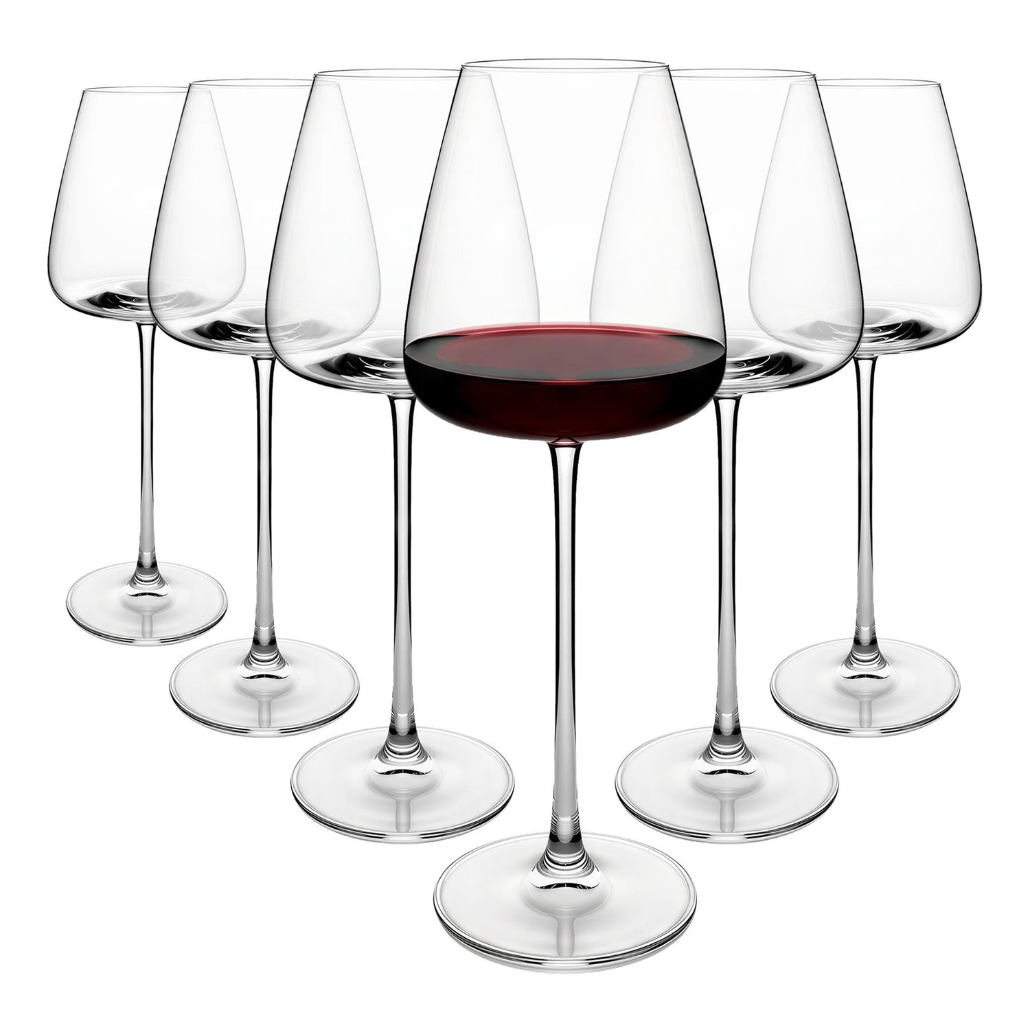 600ml Dulwich Crystal Red Wine Glasses - Pack of 6