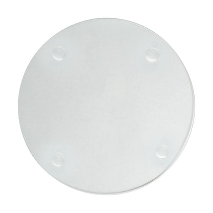 Round Glass Coasters - Clear - Pack of 6