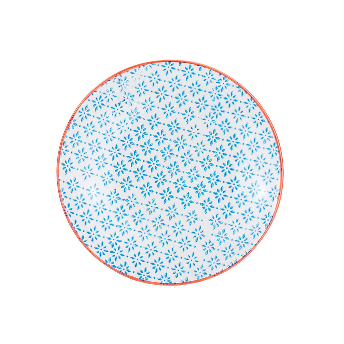 18cm Hand Printed China Side Plate