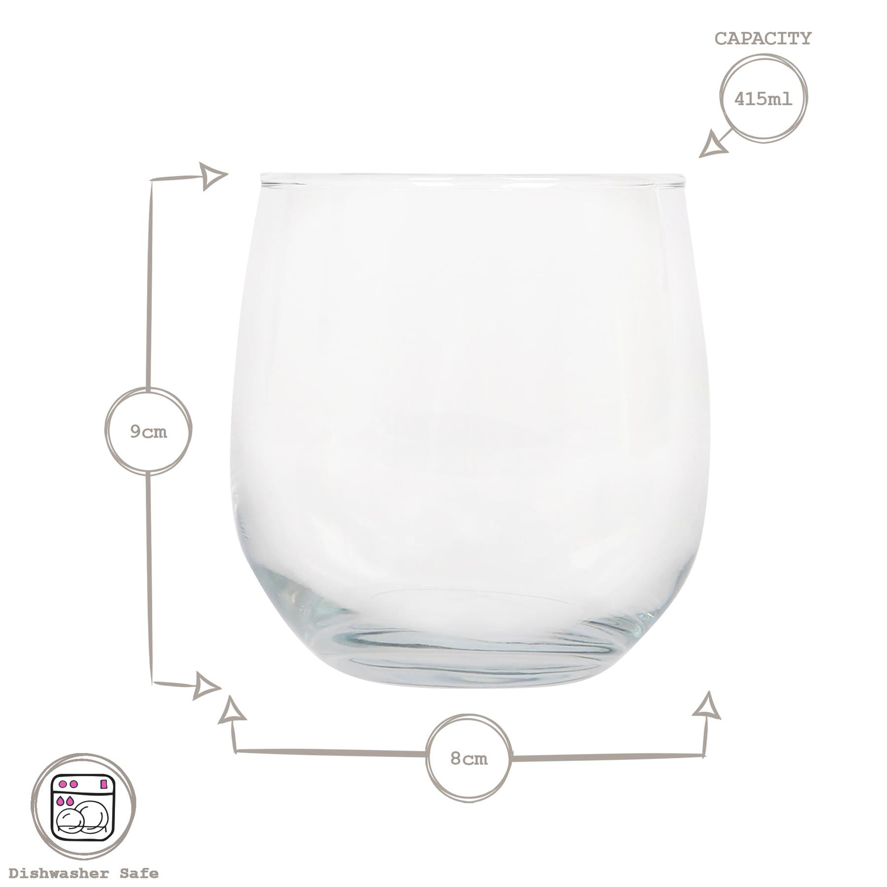 415ml Gaia Whisky Glasses - Pack of 6