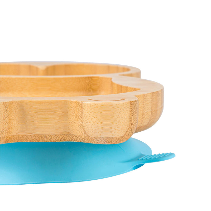 Bamboo Penguin Baby Feeding Plate with Suction Cup - By Tiny Dining