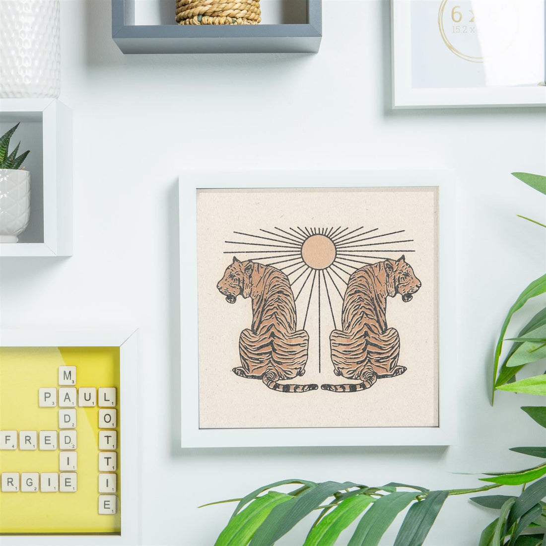 White 10" x 10" Box Frame with White Spacer