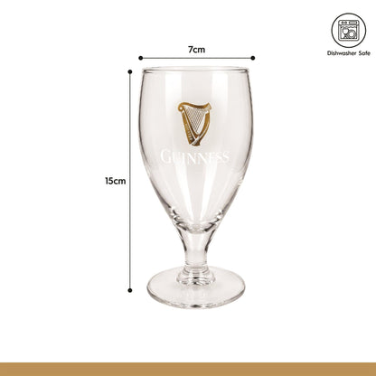 Guinness 2 Piece Stemmed Half Pint Glass Set