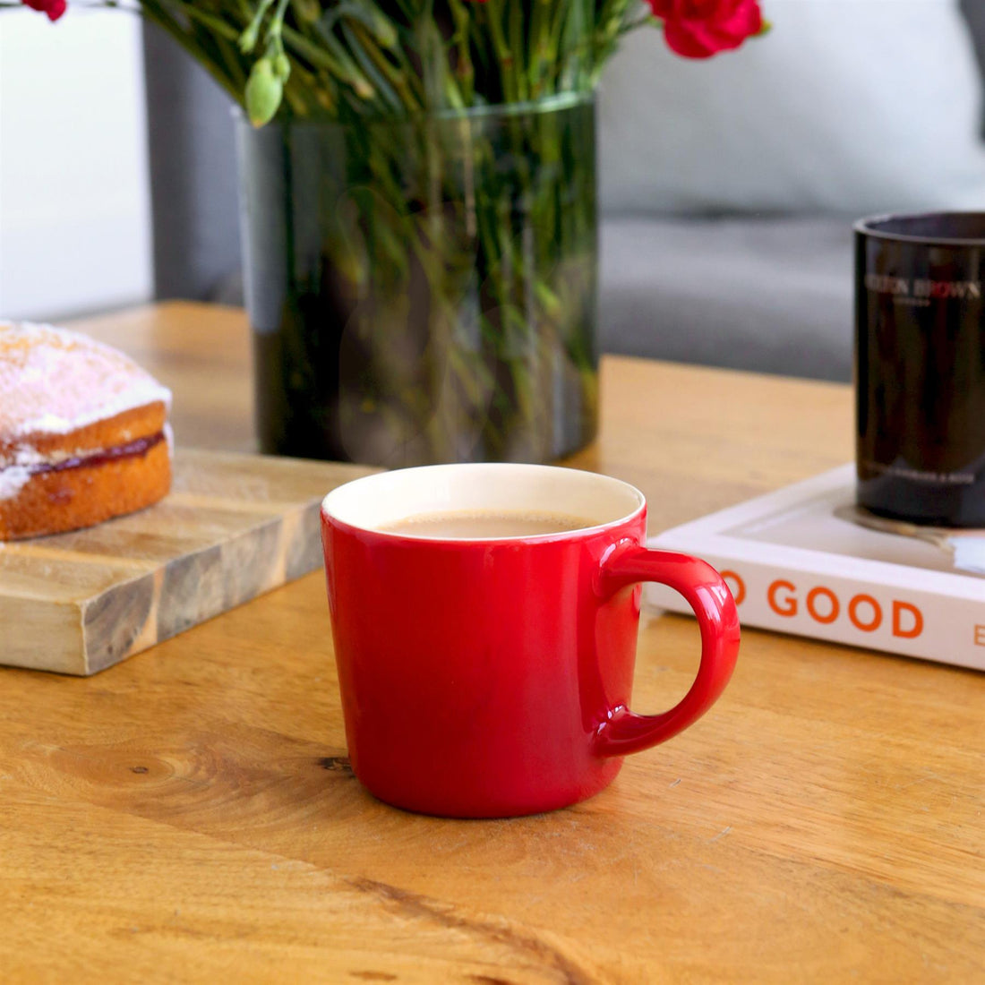 330ml Red Ombre New Bone China Mug