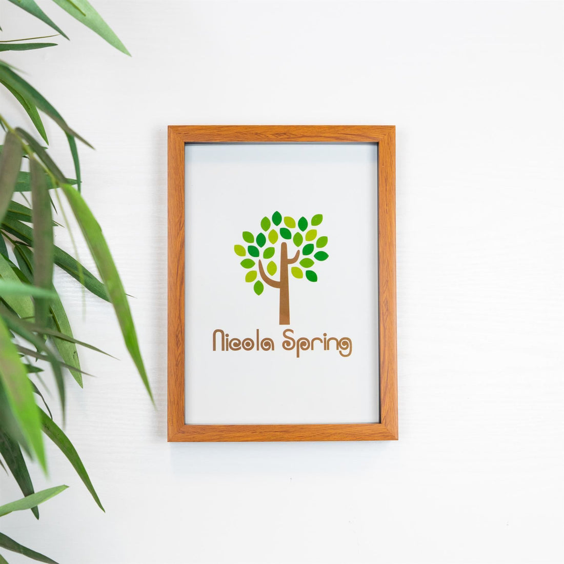 Dark Wood A4 (8" x 12") Shadow Box Photo Frame with A5 Black Mount
